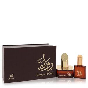 Riwayat El Oud by Afnan Eau De Parfum Spray + Free .67 oz Travel EDP Spray 1.7 o